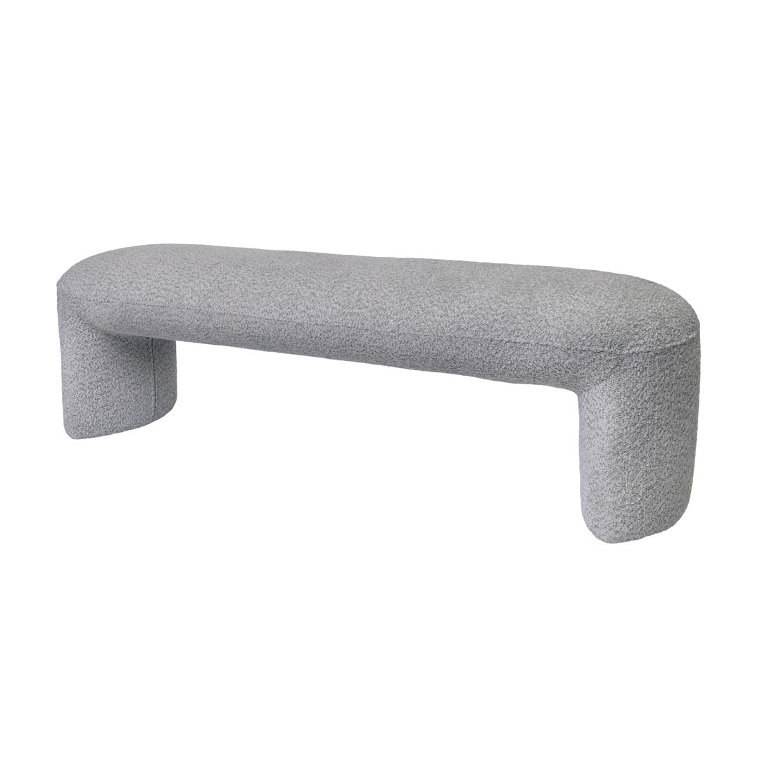 Banca gri Eva 140x45x43