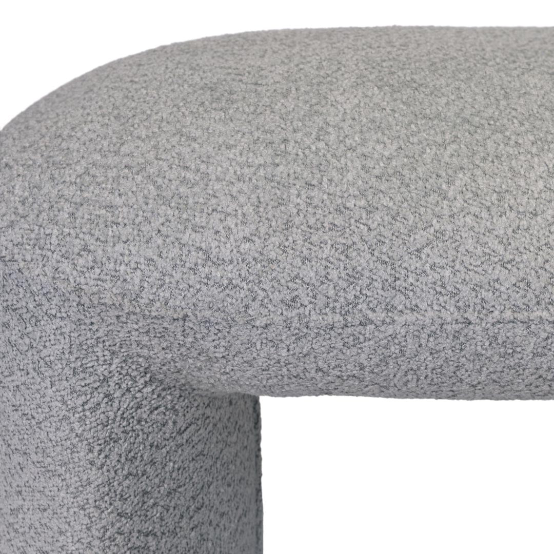 Banca gri Eva 140x45x43