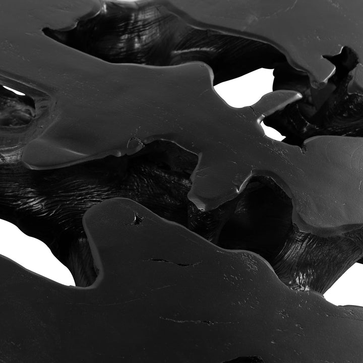 Masuta de cafea neagra din lemn de tec Svart