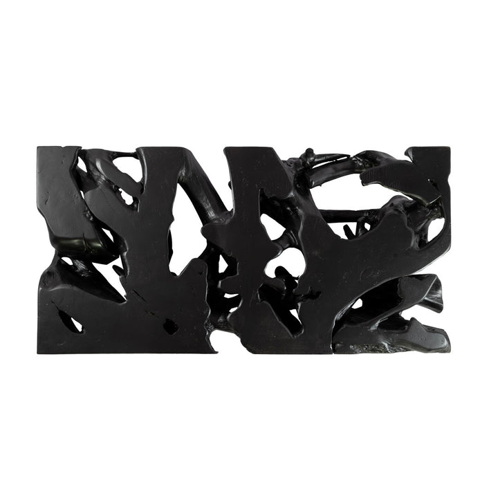 Masuta de cafea neagra din lemn de tec Svart