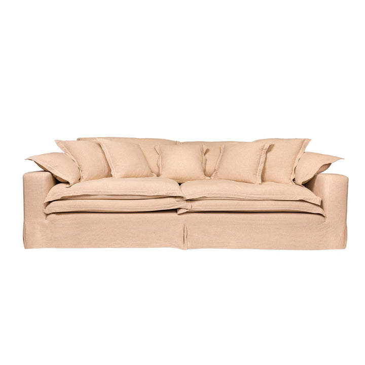 Canapea cu 3 locuri bej Ray 240x108x67 cm