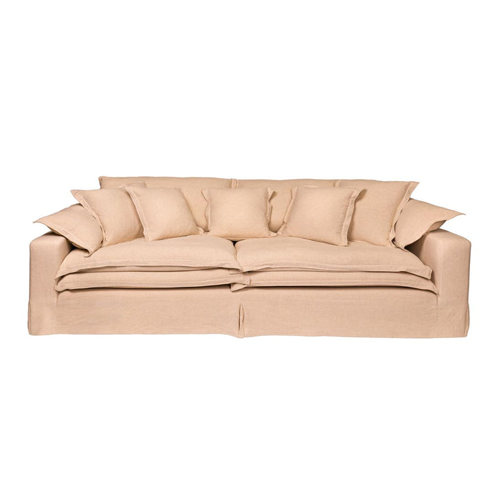 Canapea cu 3 locuri bej Ray 240x108x67 cm