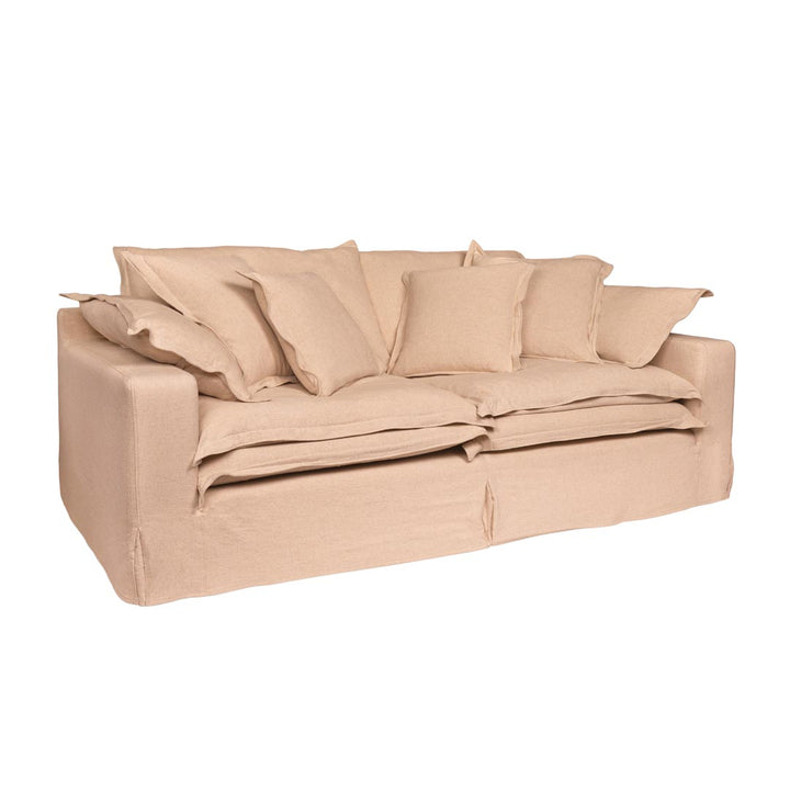 Canapea cu 3 locuri bej Ray 198x108x67 cm