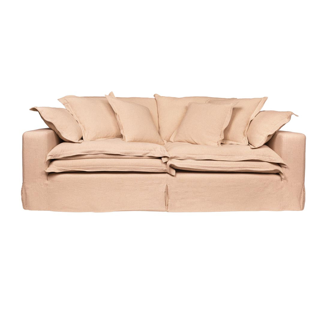 Canapea cu 3 locuri bej Ray 198x108x67 cm