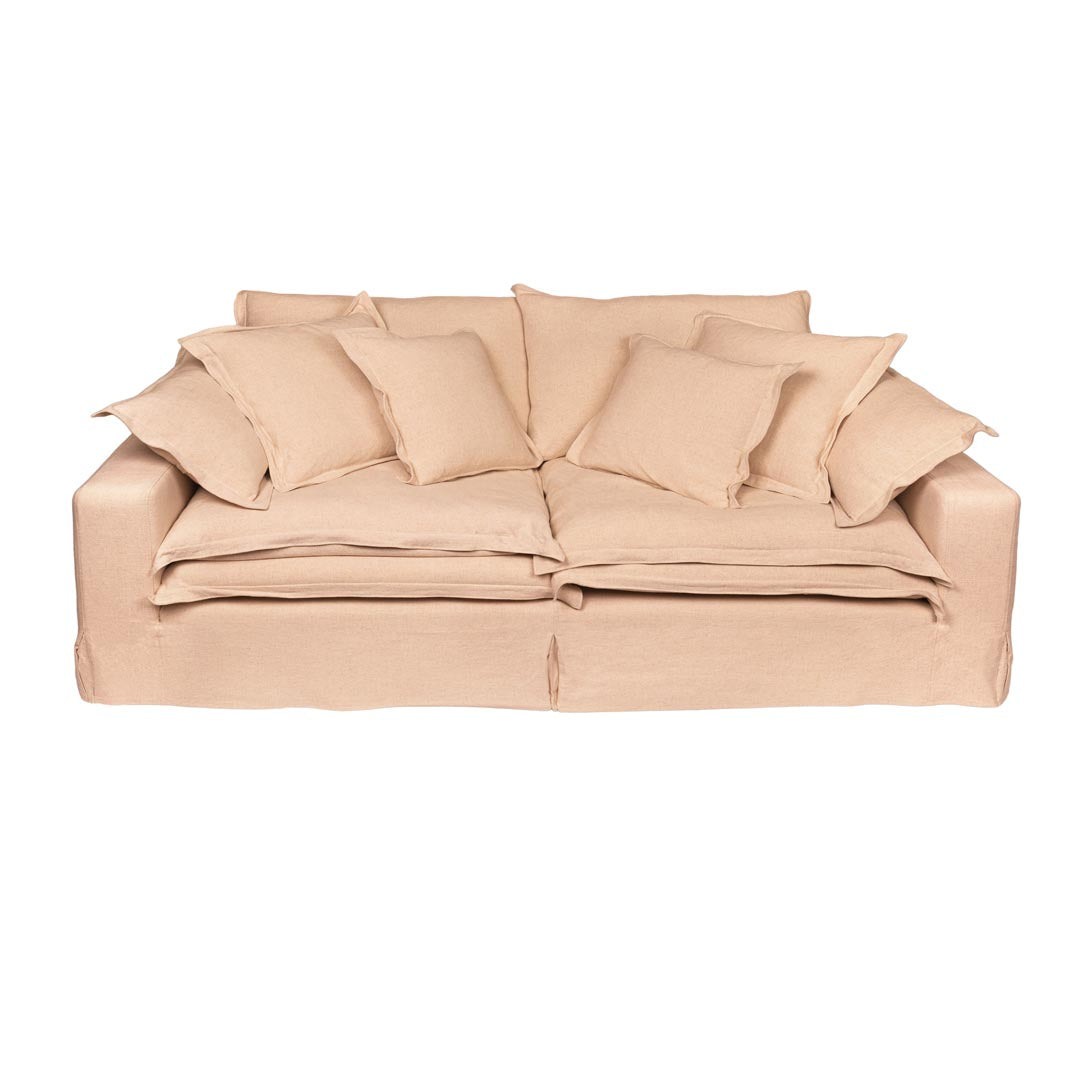 Canapea cu 3 locuri bej Ray 198x108x67 cm
