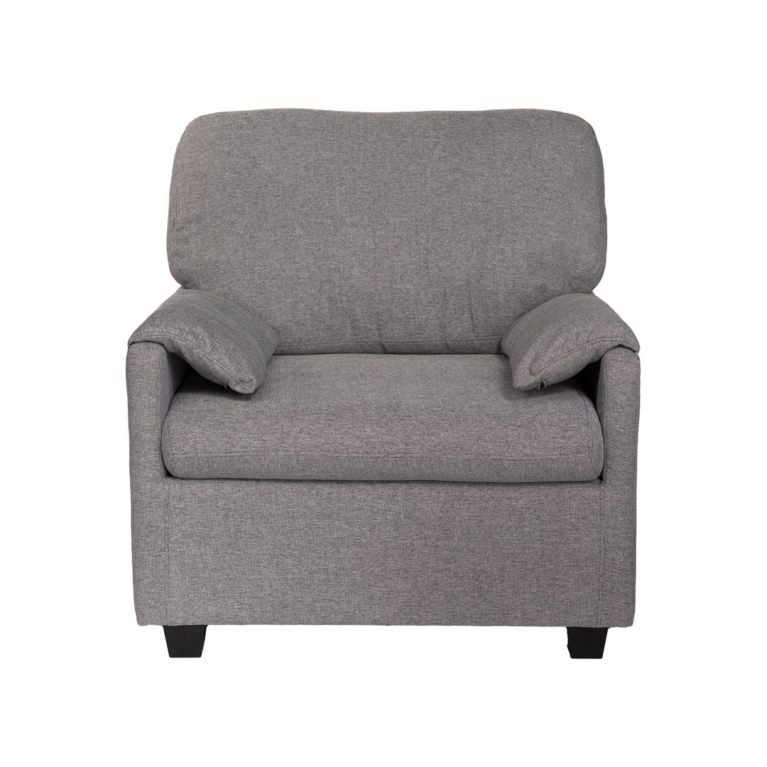 Fotoliu extensibil gri din material textil Tai