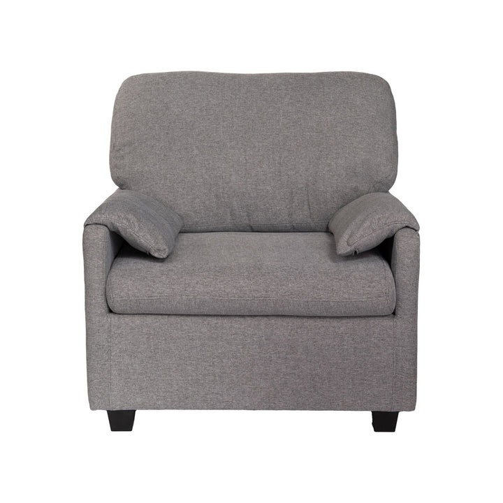Fotoliu extensibil gri din material textil Tai