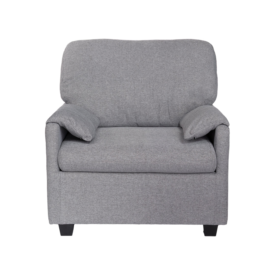 Fotoliu extensibil gri din material textil Tai