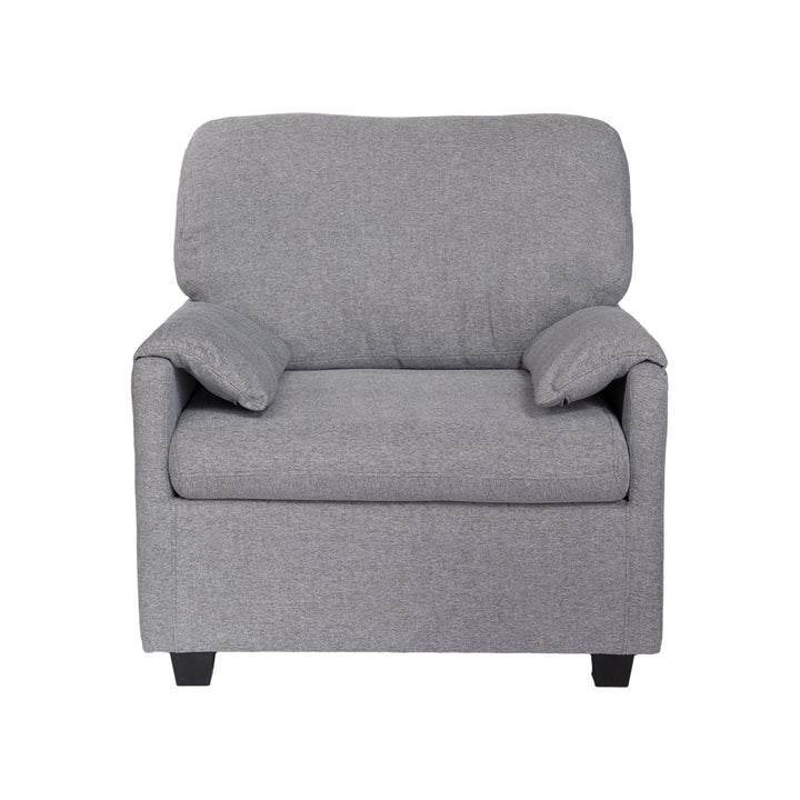 Fotoliu extensibil gri din material textil Tai