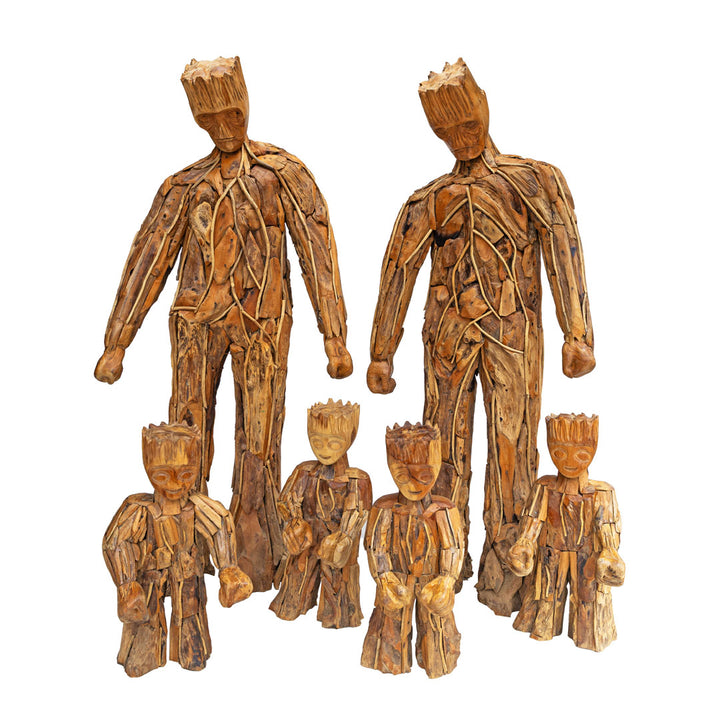 Figurina din lemn de tec Groot