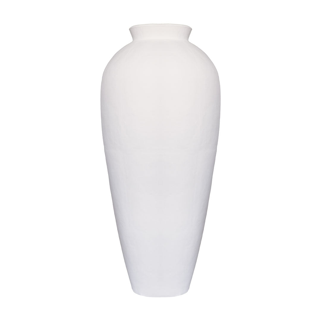 Vas alb din beton Amphora