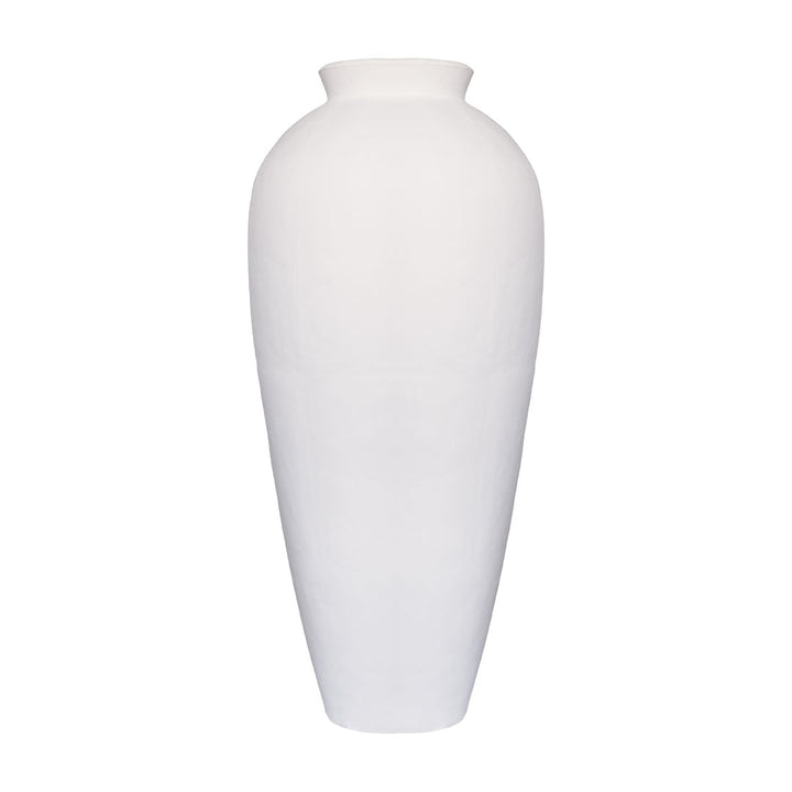 Vas alb din beton Amphora