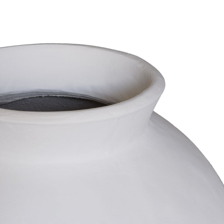 Vas alb din beton Amphora