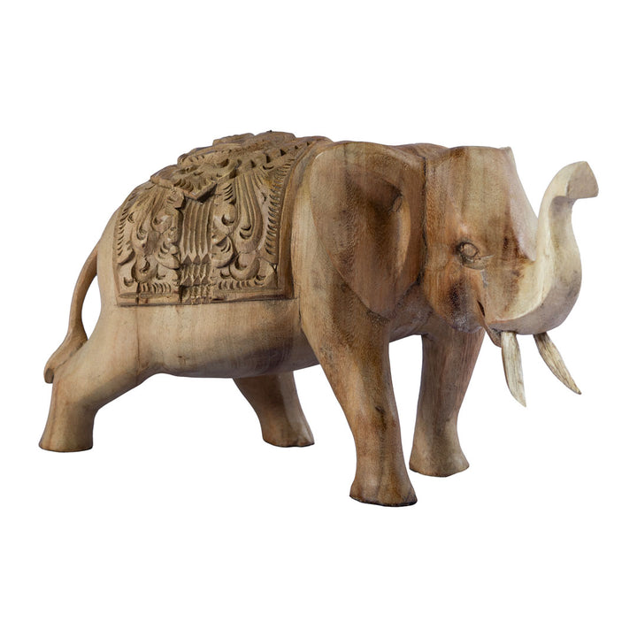 Figurina elefant din lemn de suar Chang
