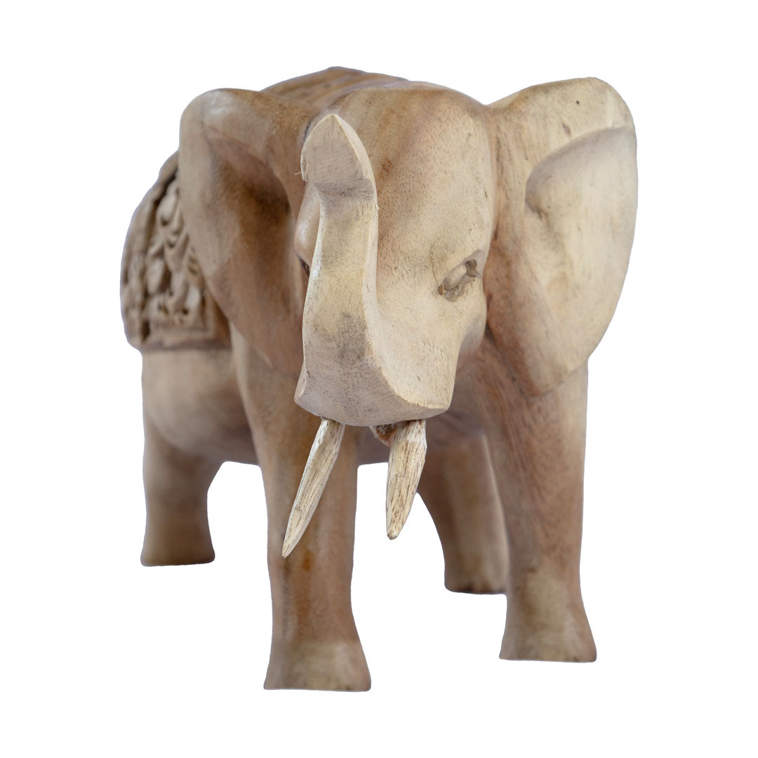 Figurina elefant din lemn de suar Chang