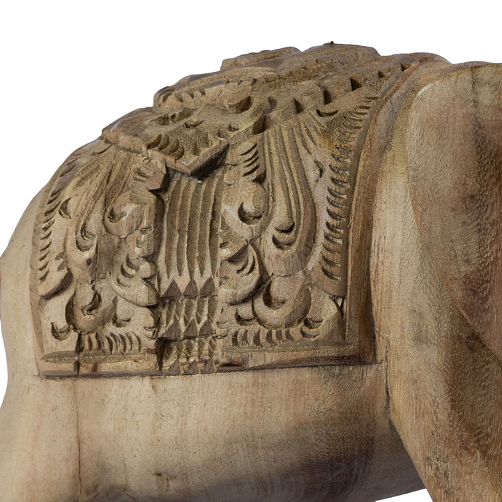 Figurina elefant din lemn de suar Chang