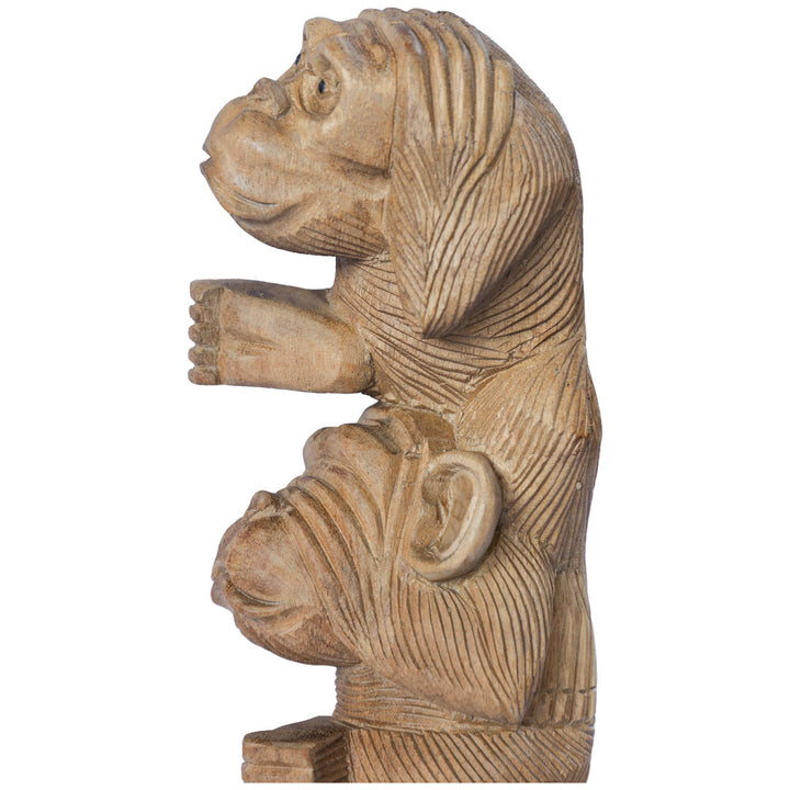 Figurina din lemn de suar Three Wise Monkeys
