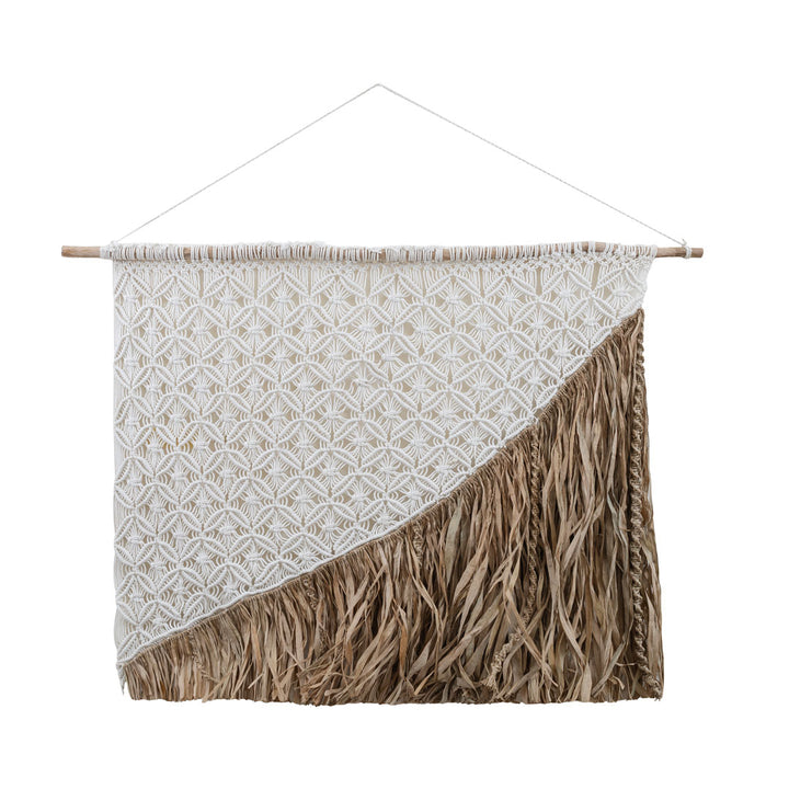 Decoratiune perete din iarba de mare si lemn Zanari