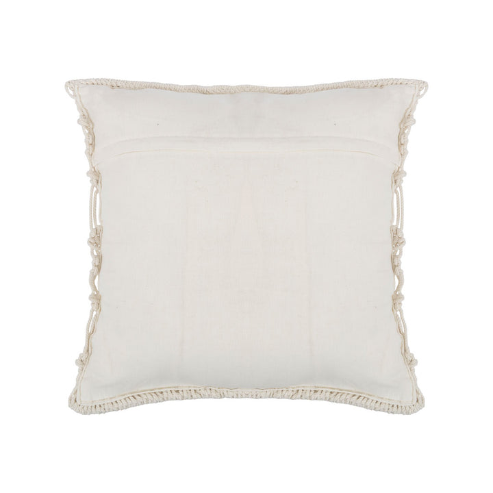 Fata de perna ivoire din macrame si bumbac Weaver