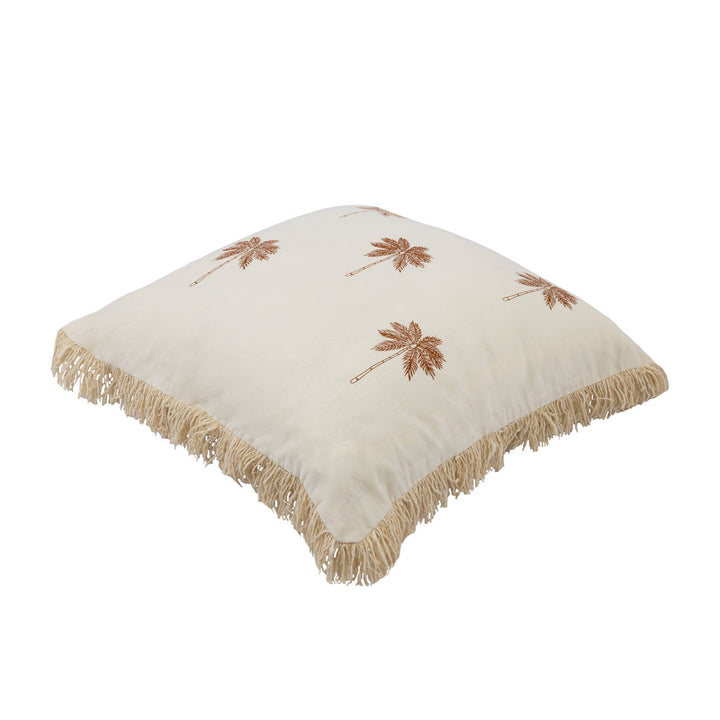 Fata de perna ivoire din macrame si bumbac Sunset Palms