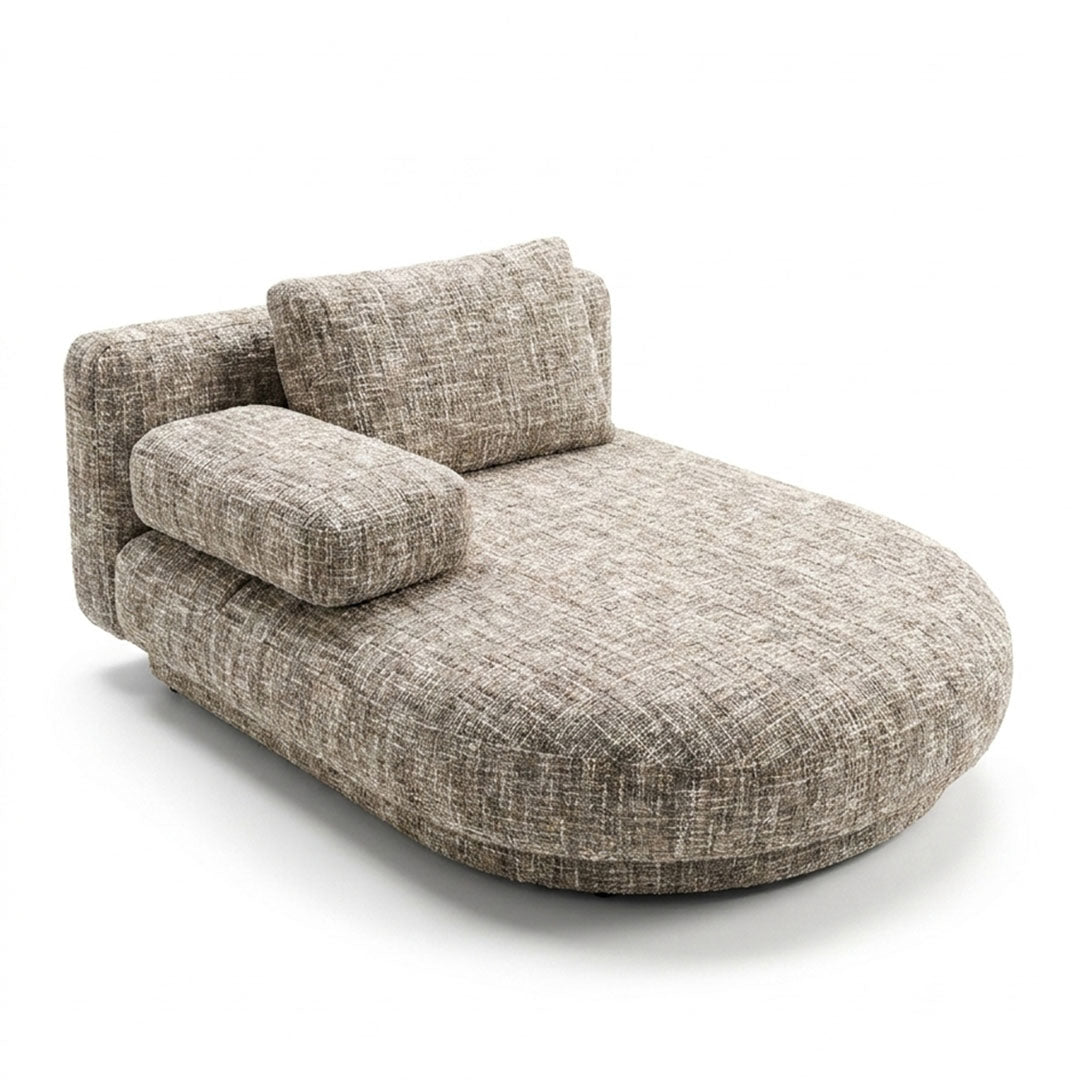 Fotoliu Grej din cadru din lemn de plop si pin Cuddler 150x170x80cm