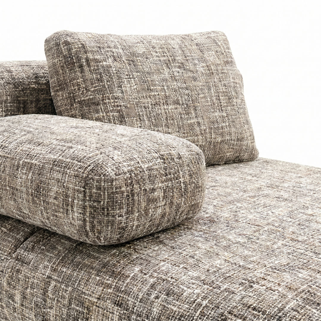 Fotoliu Grej din cadru din lemn de plop si pin Cuddler 150x170x80cm