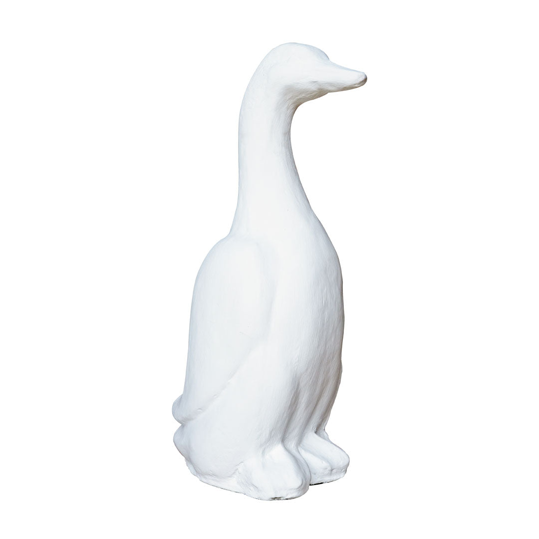 Figurina alba din beton Waddles