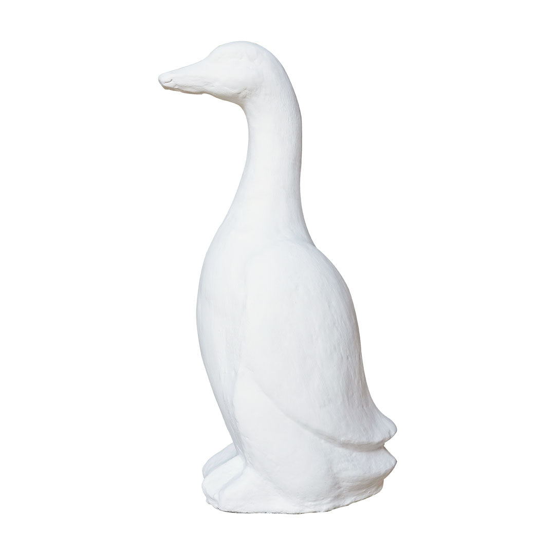 Figurina alba din beton Waddles