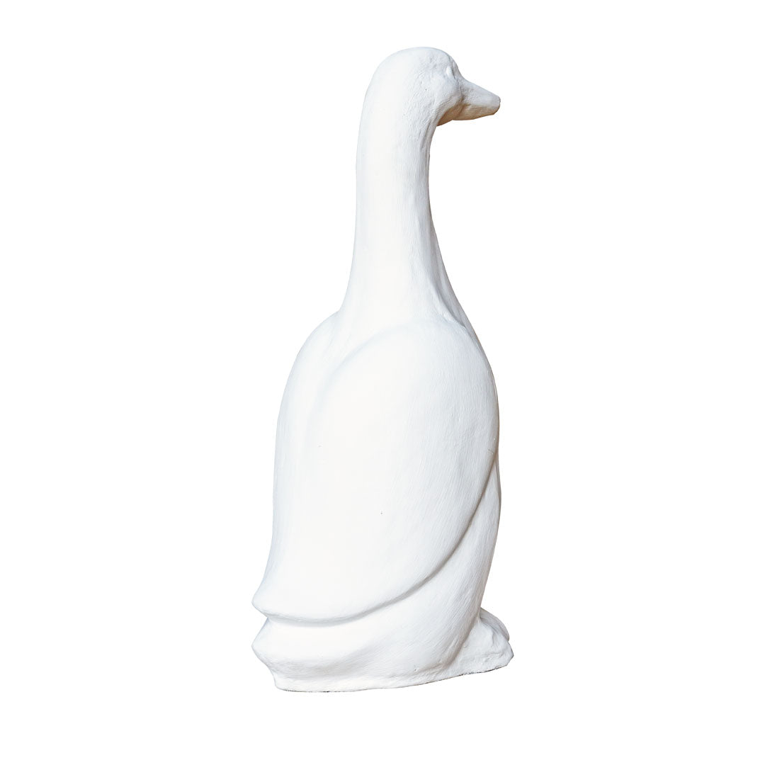 Figurina alba din beton Waddles