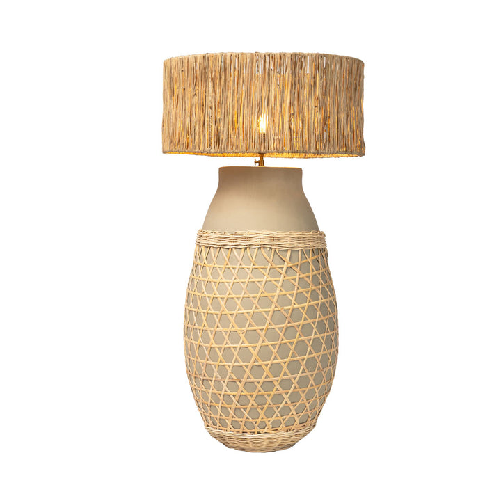 Veioza din beton si iarba de mare Miyazaki