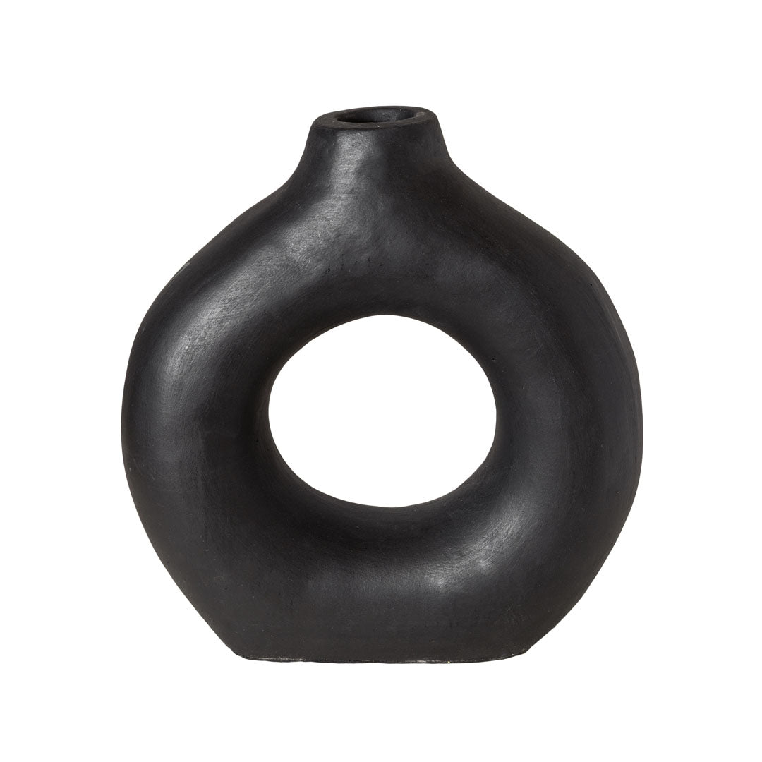 Vas negru din teracota