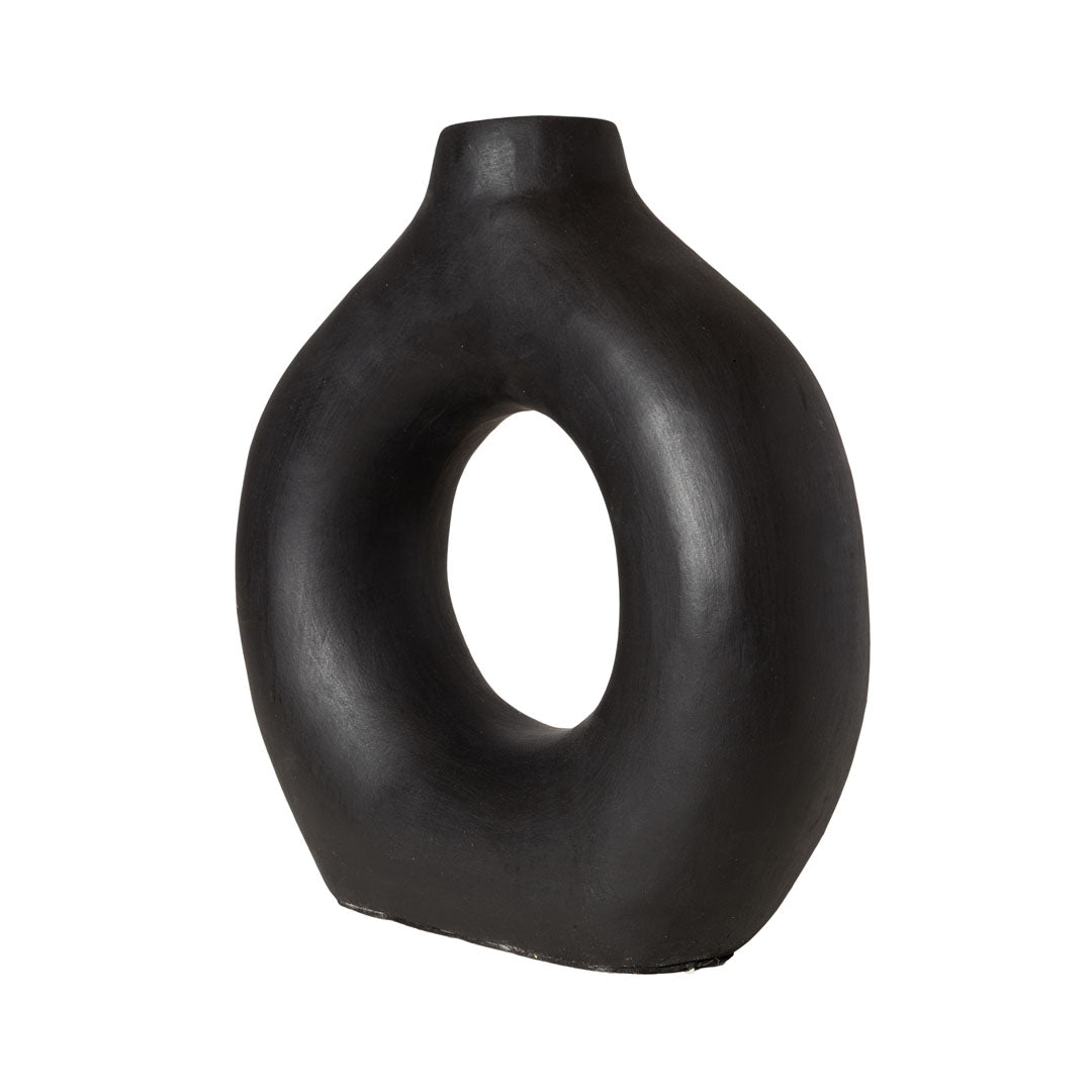 Vas negru din teracota