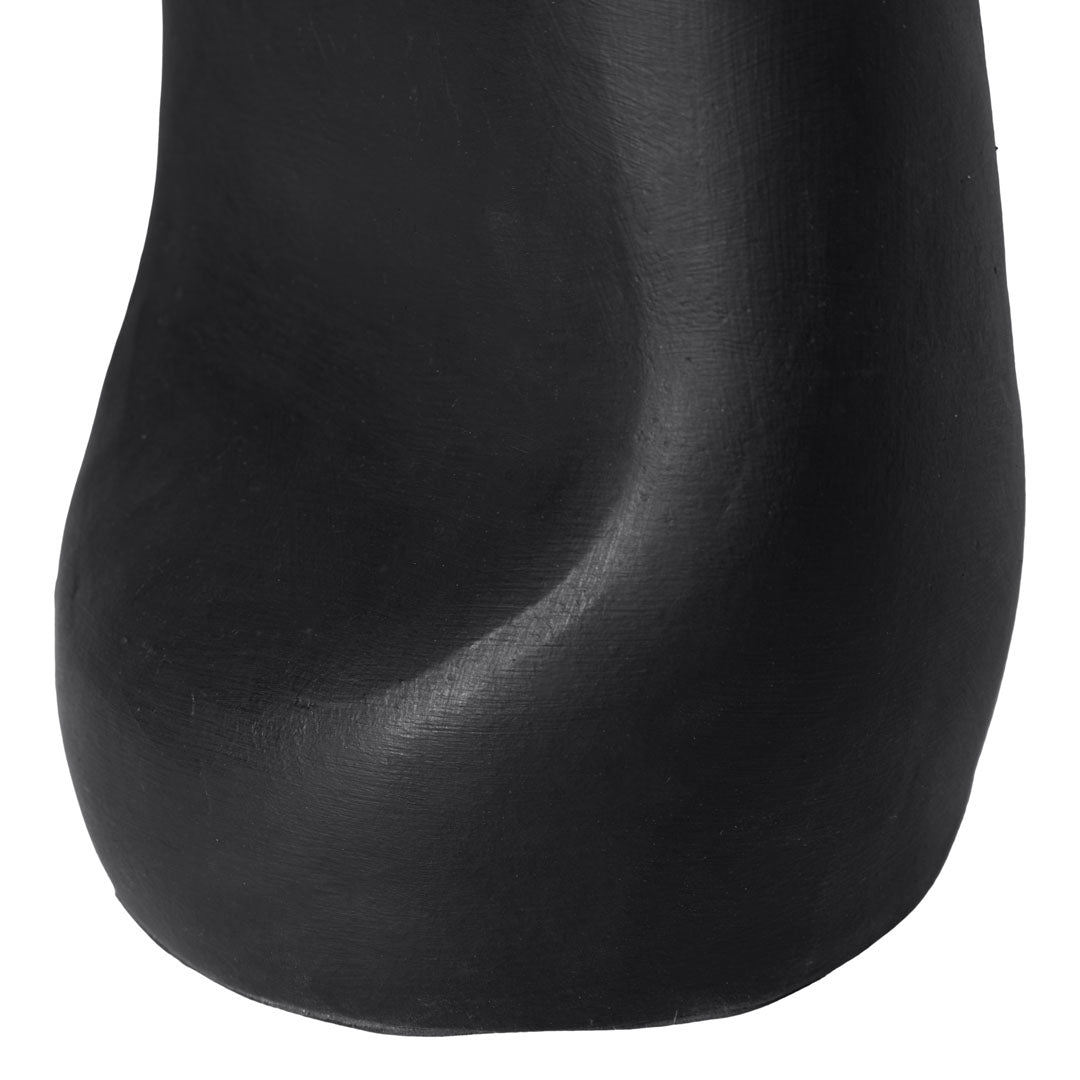 Vas negru din teracota