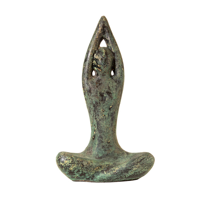 Figurina verdigris din beton Hastasana