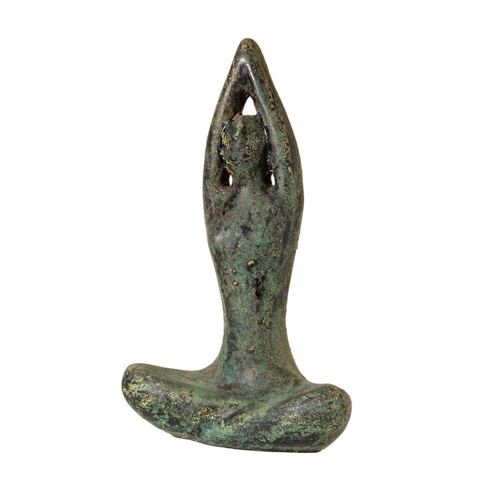Figurina verdigris din beton Hastasana