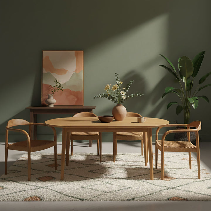 Masa din lemn de tec Lora