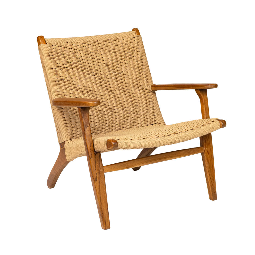 Fotoliu din lemn de tec Viggo