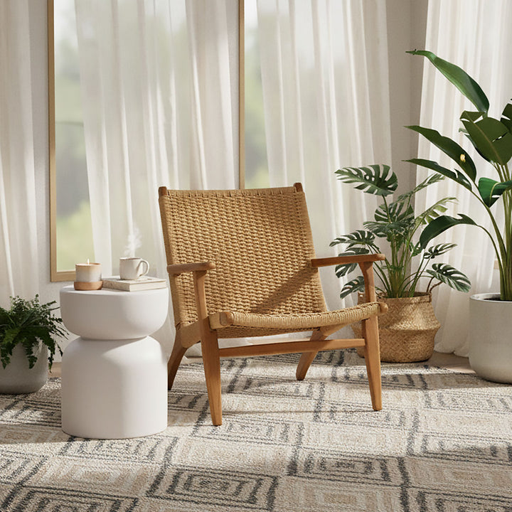 Fotoliu din lemn de tec Viggo