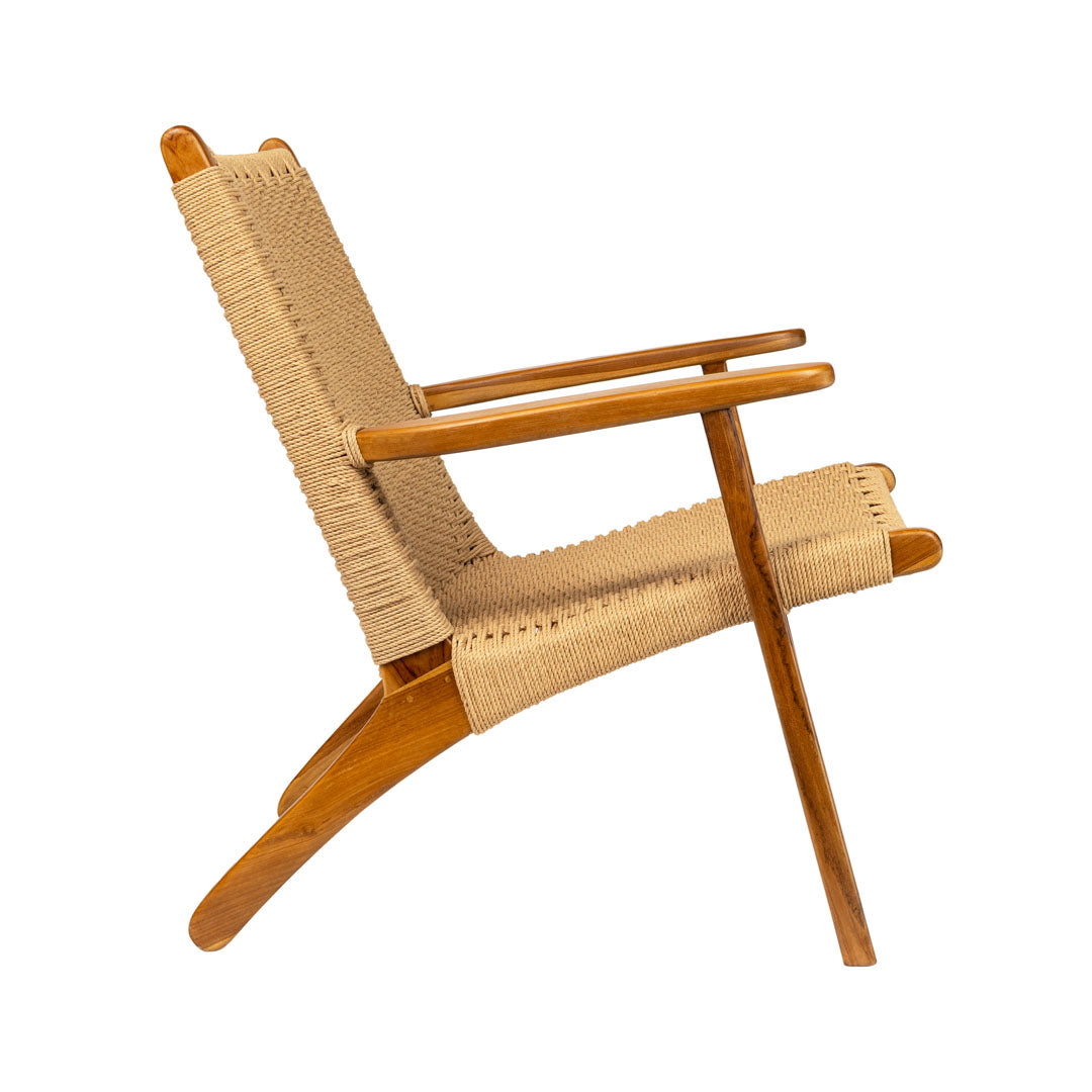 Fotoliu din lemn de tec Viggo