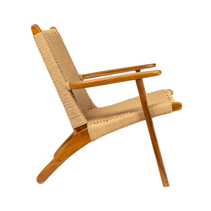 Fotoliu din lemn de tec Viggo