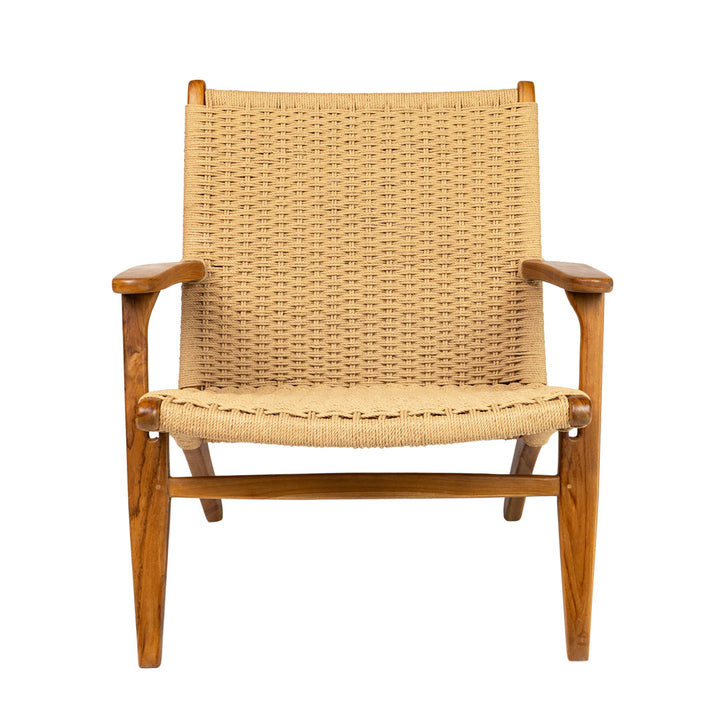 Fotoliu din lemn de tec Viggo