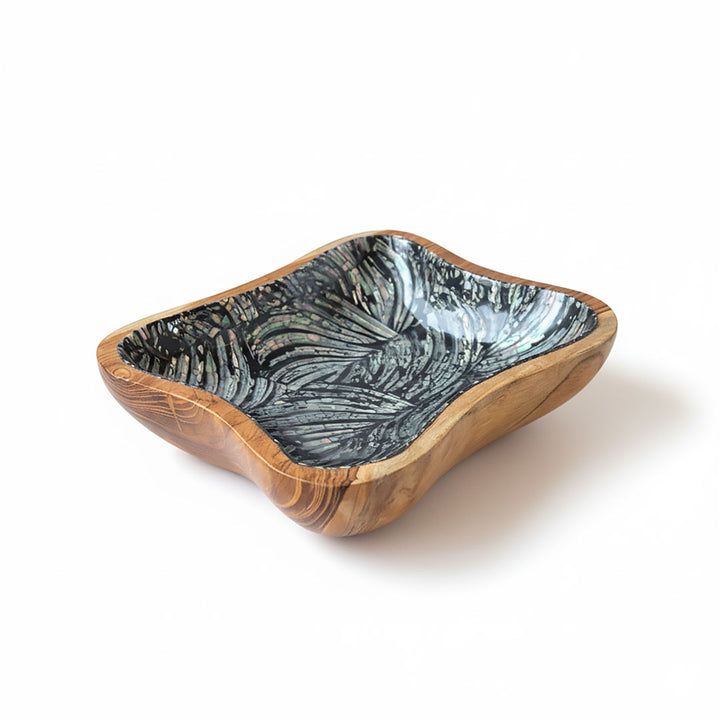 Bol din lemn de tec Kapur