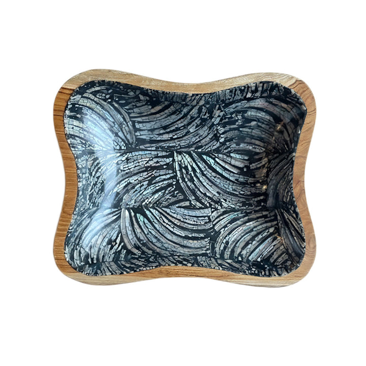 Bol din lemn de tec Kapur