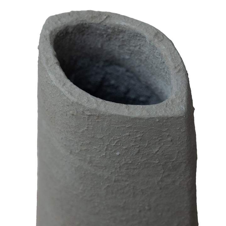 Vas gri din teracota Calima 22x12x80cm
