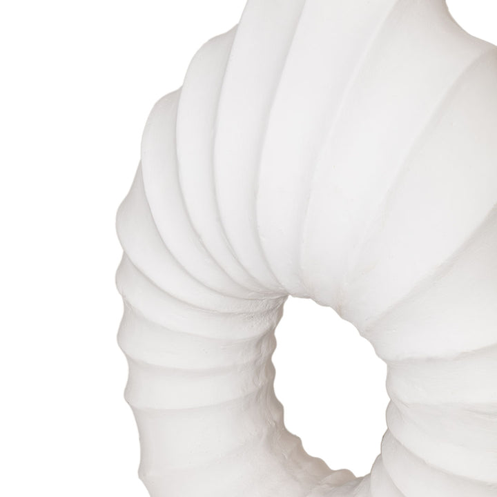 Vas alb din beton Corallo 80 cm