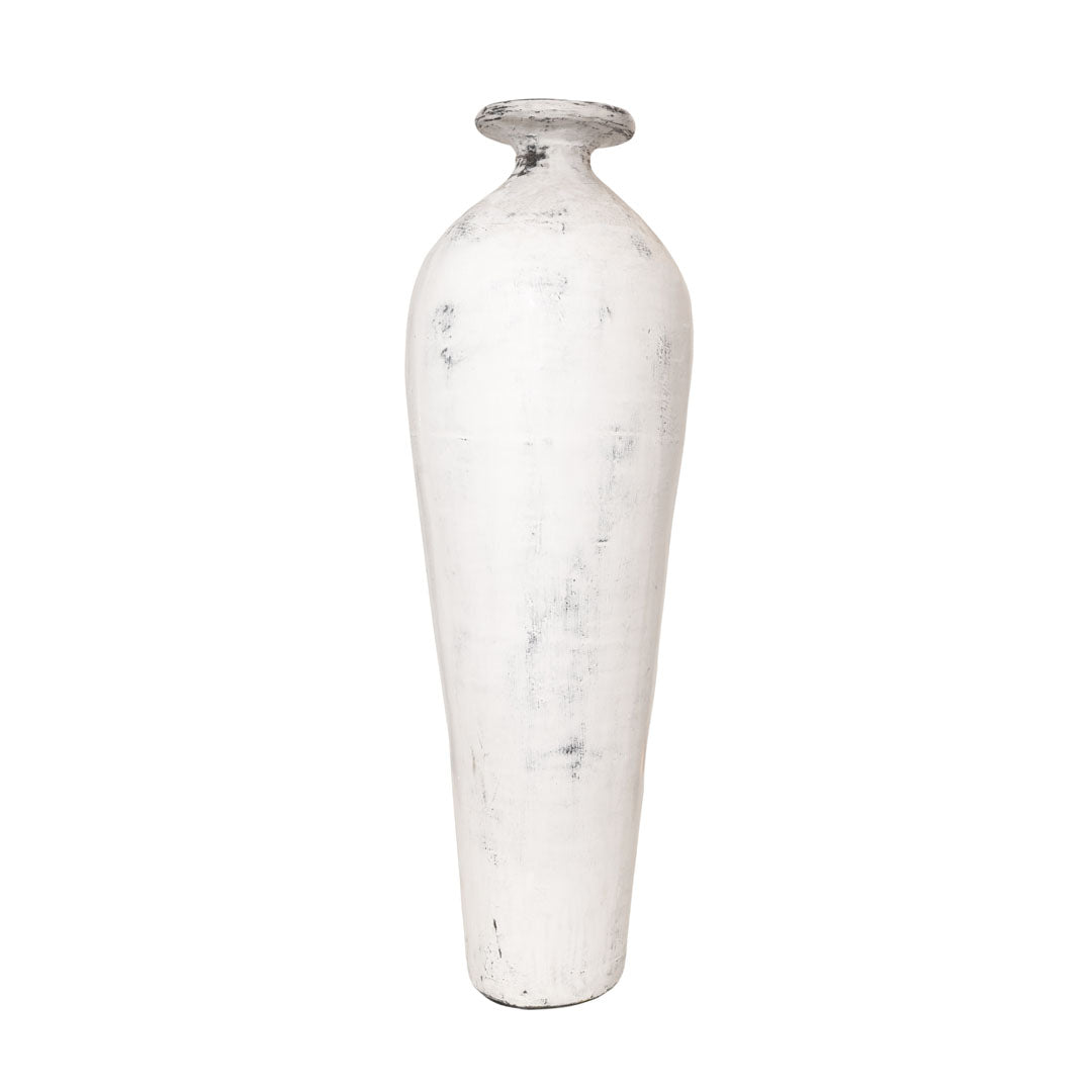 Vas alb din beton Nysa 80 cm