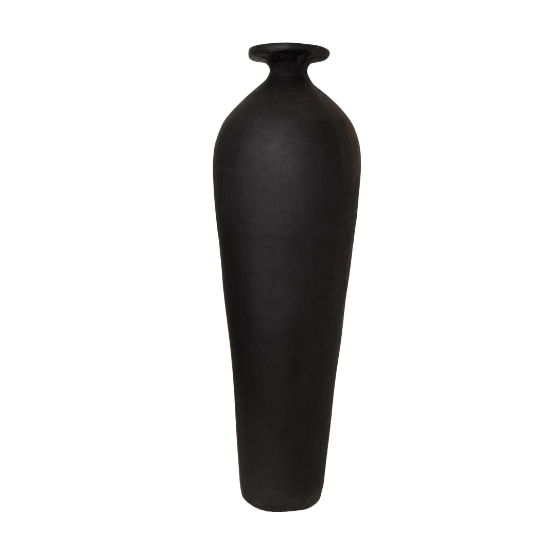 Vas negru din beton Nysa 80 cm