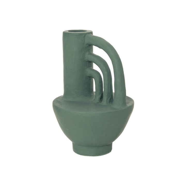 Vas verde din teracota Aruna