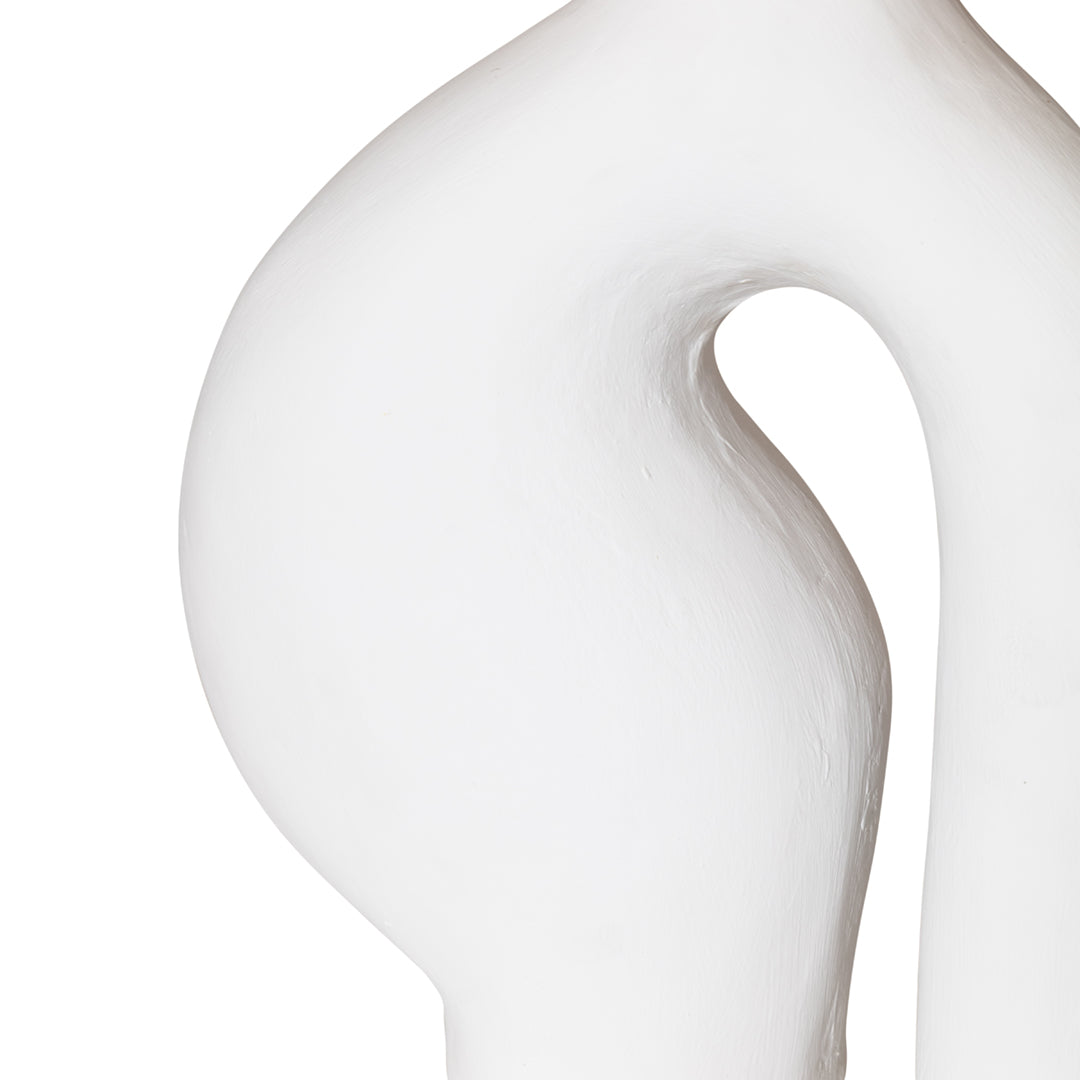 Veioza alba din beton Lira