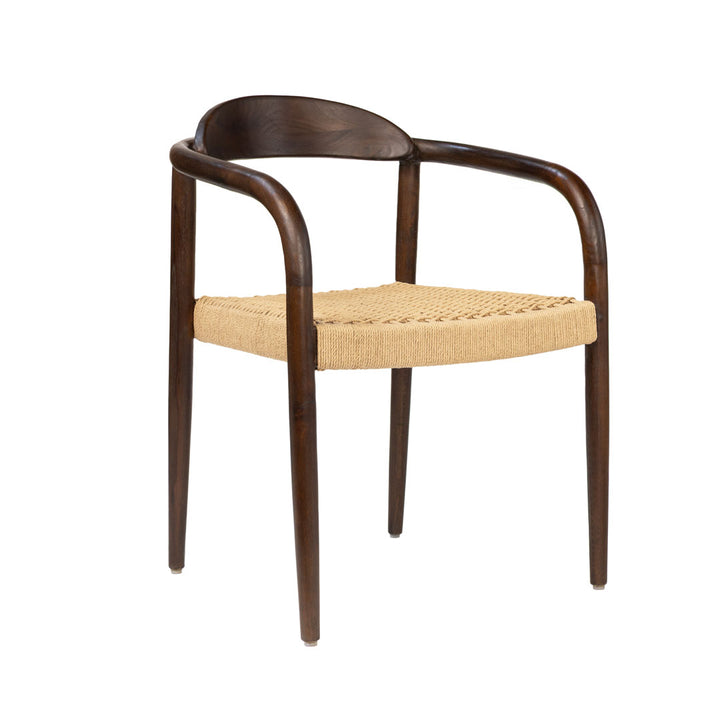 Scaun maro din lemn de tec Nori